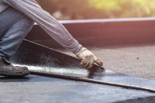 Professional Waterproofing technician working in Milledgeville, OH